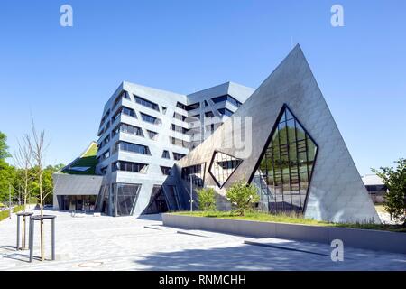 Leuphana Universität, Hauptgebäude, Lüneburg, Architekt Daniel Libeskind, Dekonstruktivismus, Lüneburg, Niedersachsen, Deutschland Stockfoto
