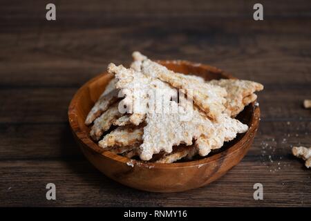 Cannoli Chips, selektiven Fokus Stockfoto