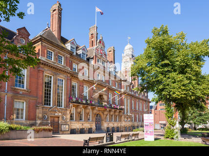 Leicester Rathaus, Rathausplatz, Stadtzentrum, Leicester, Leicestershire, East Midlands, England, UK, GB, Europa Stockfoto