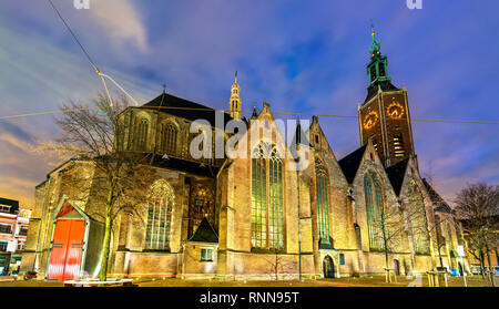 Grote der Sint-Jacobskerk, St. James Kirche in Den Haag, Niederlande Stockfoto