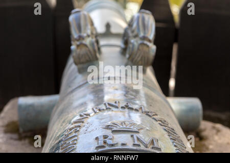 Ambohimnga Royal Palace Madagaskar - original Gun Stockfoto