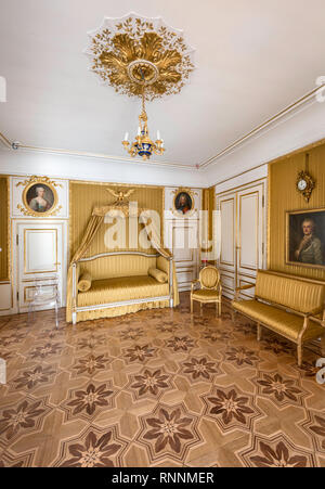 King's Bedchamber im Palast am Wasser in Warschau, Polen Stockfoto