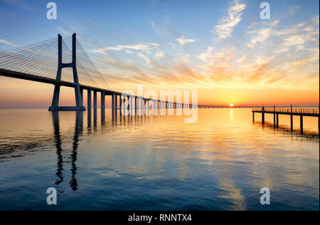 Portugal, Lissabon - Vasco da Gama Stockfoto