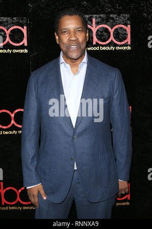 Hollywood, Kalifornien, USA. Februar 2019. 17. Februar 2019 - Hollywood, Kalifornien - Denzel Washington. 5. Jährliche Hollywood Beauty Awards im Avalon. Foto: Faye Sadou/AdMedia Stockfoto
