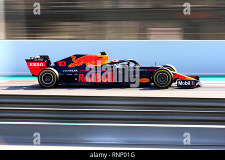 Barcelona, Spanien. 19 Feb, 2019. Tag 2 Testen der Formel 1-Rennstrecke Barcelona-Catalunya Credit: Joma/Alamy leben Nachrichten Stockfoto