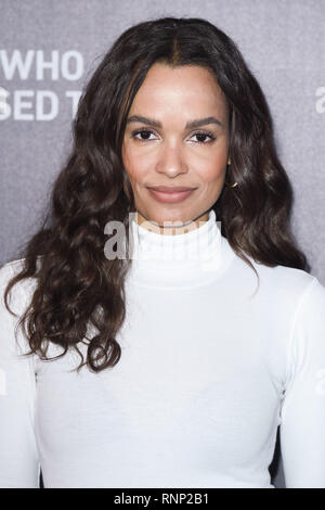 London, Großbritannien. 19 Feb, 2019. LONDON, GROSSBRITANNIEN. Februar 19, 2019: Frances Aaternir bei der Vorführung von "Der Junge, der den Wind' an der Schinken Hof Hotel, London genutzt. Bild: Steve Vas/Featureflash Credit: Paul Smith/Alamy leben Nachrichten Stockfoto