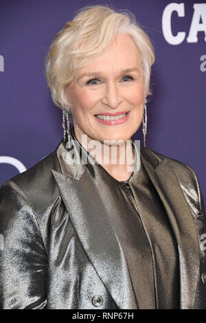 Beverly Hills, Kalifornien, USA. Februar 2019. 19. Februar 2019 - Beverly Hills, Kalifornien - Glenn Close. 21. CDGA (Costume Designer Guild Awards) im Beverly Hilton Hotel. Foto: Birdie Thompson/AdMedia Stockfoto