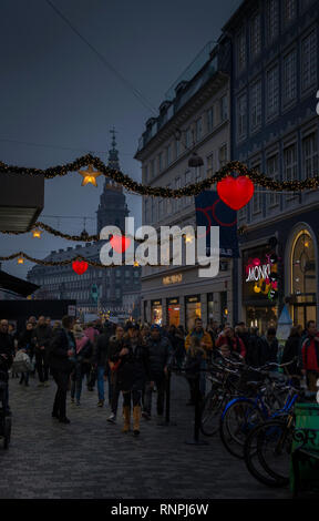 Weihnachten in Kopenhagen Stockfoto