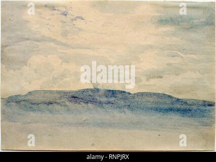 Caspar David Friedrich - Gebirge im Morgennebel (ca. 1810). Stockfoto