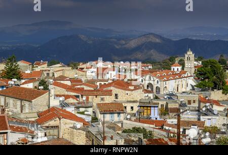 Bergdorf Pano Lefkara, Republik Zypern, Zypern Stockfoto