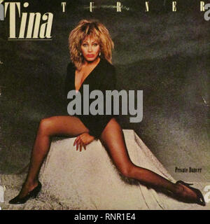 Vintage Vinyl Lp Cover Private Tänzerin Tina Turner 1984 Stockfoto