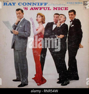 Vintage Vinyl Lp Cover S schrecklich nette Ray Conniff sein Orchester 1958 Stockfoto