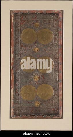 Cary-Yale Tarot Deck - Sechs der Münzen. Stockfoto