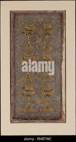 Cary-Yale Tarot Deck - Sechs von Cups. Stockfoto