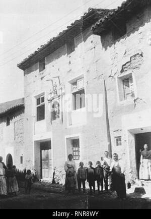 Casa Natale di Miguel de Molinos. Stockfoto