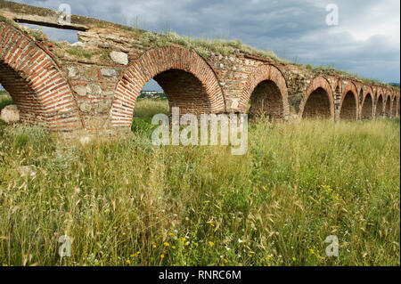 Aquädukt in Skopje, Skopje, Mazedonien Stockfoto