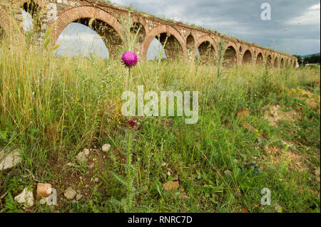 Aquädukt in Skopje, Skopje, Mazedonien Stockfoto