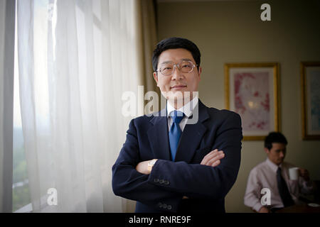 Porträt eines asiatischen Geschäftsmann. Stockfoto