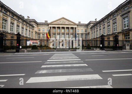 15.12.2018, Brüssel, Region Brüssel-Hauptstadt, Belgien - Der Palast der Nation, dem Sitz des belgischen föderalen Parlaments. 00 R 181215 D 046 CAROEX.JPG [MODELL REL Stockfoto