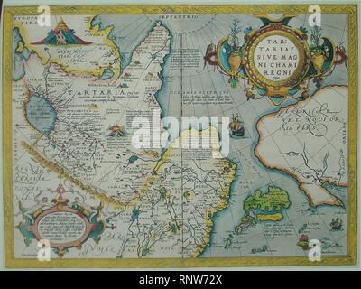 CEM-10-Tartariae-sive-Magni-Chami - Regni-2516. Stockfoto