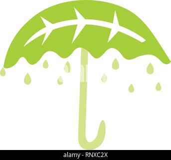 Leaf Logo Design Vector Template isoliert Stock Vektor