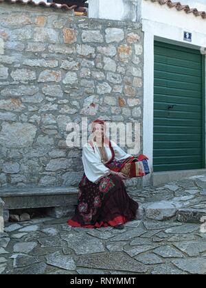 Die Folklore und die Insel von Betina Stockfoto