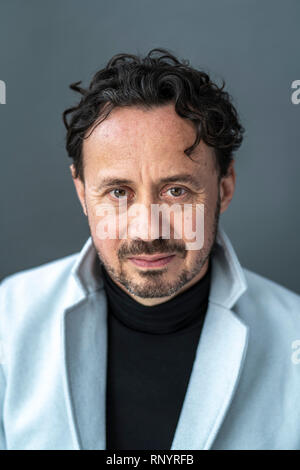 LOS ANGELES, Ca - 12. Februar: Komponist David Norland in Los Angeles, Kalifornien am 12. Februar 2019. Stockfoto