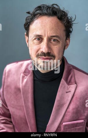 LOS ANGELES, Ca - 12. Februar: Komponist David Norland in Los Angeles, Kalifornien am 12. Februar 2019. Stockfoto