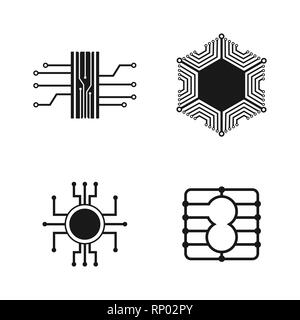 Platine vektor Icon Design Set Stock Vektor