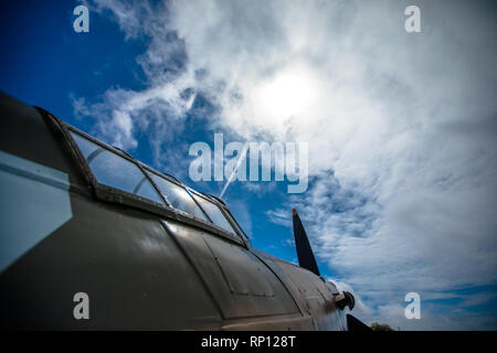 Der Körper eines WW2 Hawker Hurricane. Stockfoto