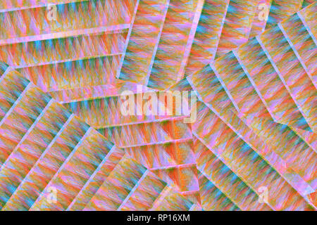 Grafische Zusammenfassung Hintergrund - folk Muster - orange und blau Stockfoto