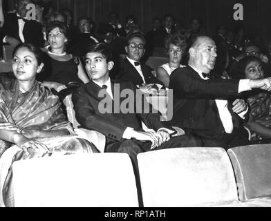 Roberto Rossellini, sonali das Gupta, Venedig Film Festival, 1966 Stockfoto
