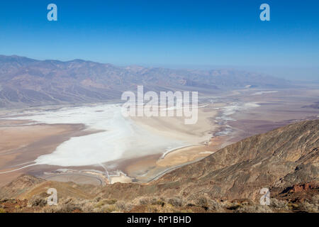 Am frühen Morgen Blick von Dantes View suchen ca. Norden, Death Valley National Park, California, United States. Stockfoto
