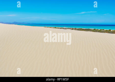 Sotavento Beach, Jandia Peninsula, Fuerteventura, Kanarische Inseln, Spanien Stockfoto