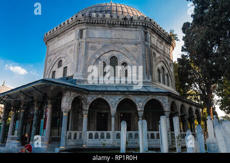 Das Mausoleum von Suleiman dem Prächtigen, Istanbul Stockfoto