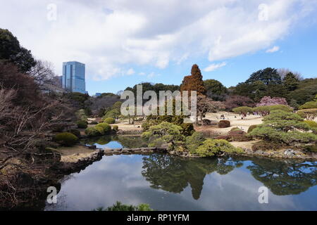 Der natürlichen Seite von Tokio Stockfoto