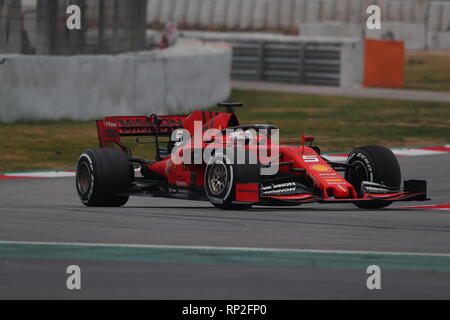 Erste Winter Prüfung 2019; Barcelona; MontmelÃ²; Stromkreis von Catalunya, 18. bis 21. Februar 2019 Stockfoto