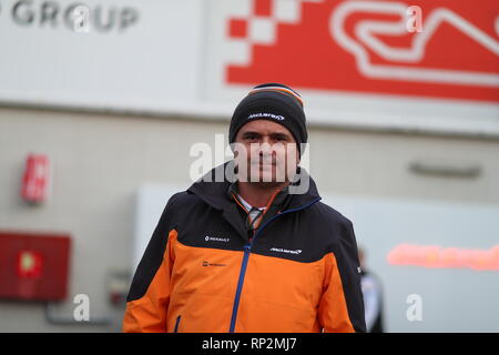 Barcelona, Spanien. 18 Feb, 2019. Erste Winter Prüfung 2019; Barcelona; Montmelo'; Stromkreis von Catalunya, 18. bis 21. Februar 2019 Credit: Unabhängige Fotoagentur Srl/Alamy leben Nachrichten Stockfoto