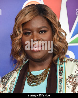 Hollywood, Kalifornien, USA. 20 Feb, 2019. Retta auf dem Teppich in der Mitte der Saison NBCUniversal Drücken Sie Quark in den Universal Studios. Credit: Lisa O'Connor/ZUMA Draht/Alamy leben Nachrichten Stockfoto