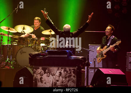 Glasgow, Schottland, Großbritannien. 20. Februar, 2019. 80 'Pop/Jazz handeln, Steely Dan, im Konzert an die SSE-Hydro, Glasgow, UK. Credit: Stuart Westwood/Alamy leben Nachrichten Stockfoto