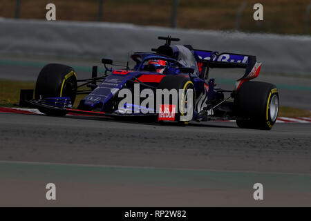 Montmelo, Spanien. 20 Feb, 2019. #26 Daniil Kvyat ToroRosso Honda. Montmelo Barcelona 20/02/2019 Circuit de Catalunya Formel-1-Test 2019 Foto Federico Basile/Insidefoto Credit: insidefoto Srl/Alamy leben Nachrichten Stockfoto