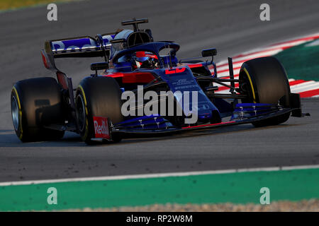 Montmelo, Spanien. 20 Feb, 2019. #26 Daniil Kvyat ToroRosso Honda. Montmelo Barcelona 20/02/2019 Circuit de Catalunya Formel-1-Test 2019 Foto Federico Basile/Insidefoto Credit: insidefoto Srl/Alamy leben Nachrichten Stockfoto