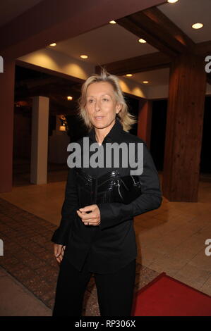 BOCA RATON, FL - 07. NOVEMBER: Martina Navratilova Am 19. jährlichen Pro-Celebrity Gala im Boca Raton Resort & Club. Am 7. November 2009 in Boca Raton, Florida Personen: Martina Navratilova Stockfoto