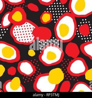 Abstract nahtlose Muster. Dot Textur. Gepunktete Ornament. Stock Vektor