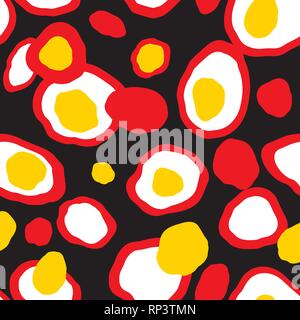 Abstract nahtlose Muster. Dot Textur. Gepunktete Ornament. Stock Vektor