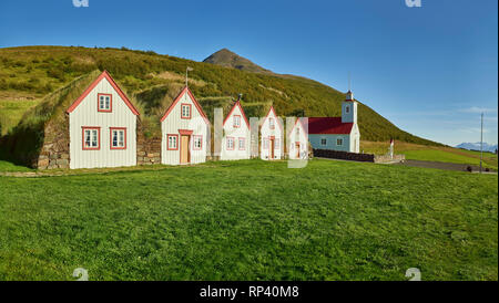 Laufás Museum, nördlichen, Island Stockfoto