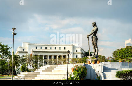 Lapu-Lapu Monument im Rizal Park - Manila, Philippinen Stockfoto