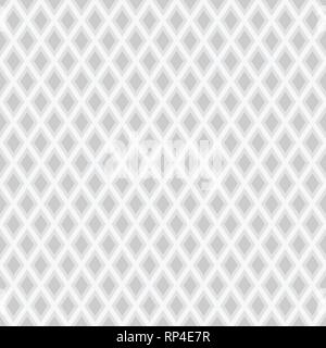 Zusammenfassung nahtlose Rauten Muster. Wiederkehrende geometrische Fliesen. Weiße und graue geometrische Struktur. Contemporary Graphic Design. Strukturierte Hintergrund. Stock Vektor