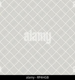 Abstract vector nahtlose Muster. Moderne, elegante Textur. Wiederkehrende geometrische Verzierung mit gestreiften Rauten. Lineare Stil. Stock Vektor