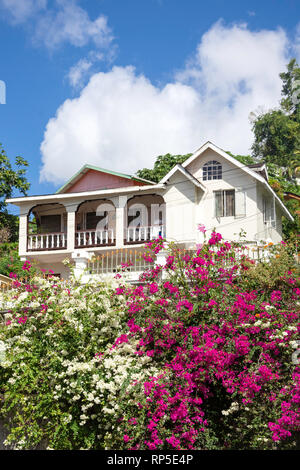 Ferienhaus, Kingston, Saint Vincent und die Grenadinen, Kleine Antillen, Karibik Stockfoto